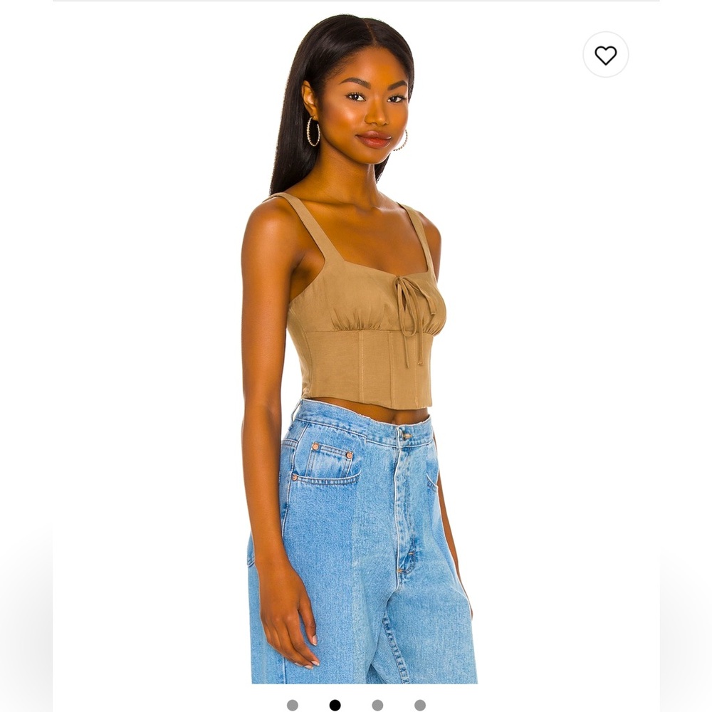 Lovers and Friends Steph Tank Top in Tan 💁🏽‍♀️